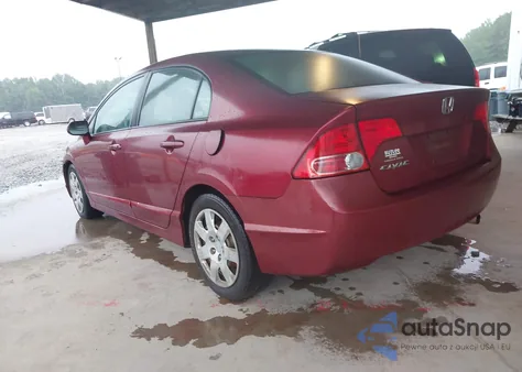 2008 Honda Civic Lx z USA, uszkodzony, nr VIN 1HGFA16508L055558